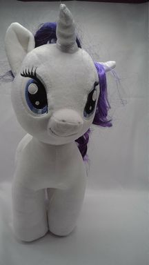 Build A Bear My Little Pony Rarity White Unicorn