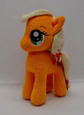 My Little Pony Plush Apple Jack Orange With Red Apples 10