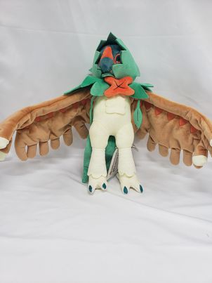 Load image into Gallery viewer, Decidueye Plush Posable Wings 12&quot; Retired 2017 Rowlet Pokemon Center w/ TAG
