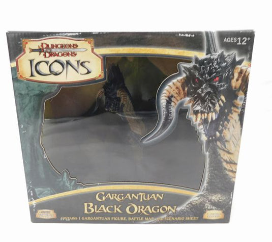 Dungeons And Dragons Icons Miniatures Gargantuan Black Dragon