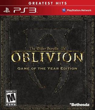Elder Scrolls IV Oblivion Game Of The Year [Greatest Hits] | Playstation 3 [CIB]