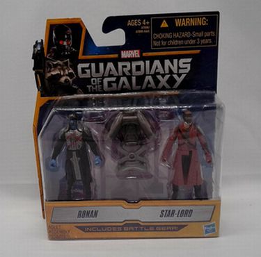 Marvel Guardians of the Galaxy Ronan+ Star-Lord Figures Hasbro 2013