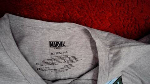 Grey The Avengers Size 2X Shirt