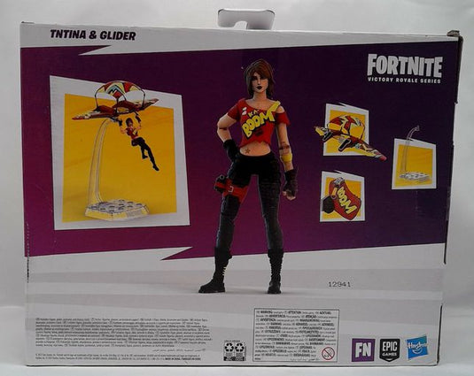 Fortnite TinTina & Glider Toy Action Figure Victory Royale Epic Games 2021