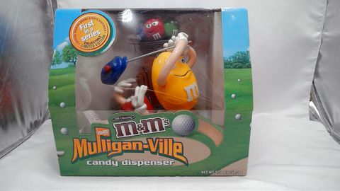 M&M's Mulligan-Ville Golf Candy Dispenser First Series Limited Edition Pre-Owned