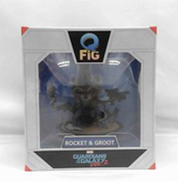Marvel Rocket And Groot Guardians Of The Galaxy Q Fig. Loot Crate Exclusive.