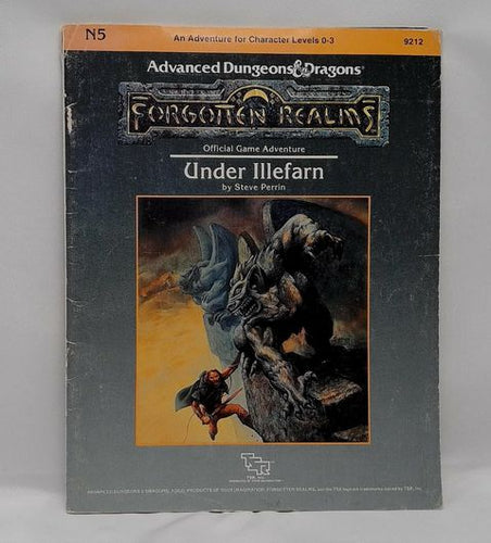 Advanced D&D Forgotten Realms Under Illefarn 1987 #9212