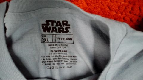 Load image into Gallery viewer, Blue Star Wars Since 1977 2XL Shirt
