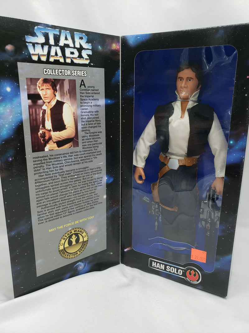 Load image into Gallery viewer, Vintage 1996 Kenner Star Wars Collector Series Han Solo 12-inch Figure NIB
