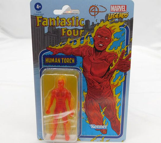 Marvel Legends 3.75" Retro Collection Human Torch Toy Comic Action Figure