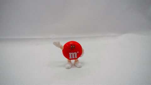 M&M's Red Waving Rigid Plastic Figure 2”  (Pre-Owned)