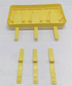 Lego Minifigure Ice Lolli Pop Mold/Maker Set with Sticks