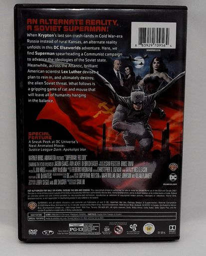 DCU Superman Red Son 2020 DVD