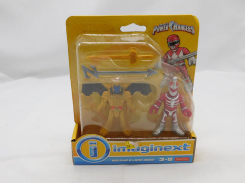 Fisher-Price Power Rangers Imaginext Mighty Morphin Goldar Lord Zedd Figuresp