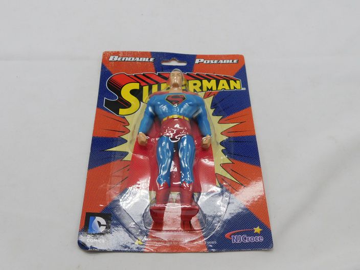 Load image into Gallery viewer, New Mint DC Comics Superman Bendable Poseable Figure
