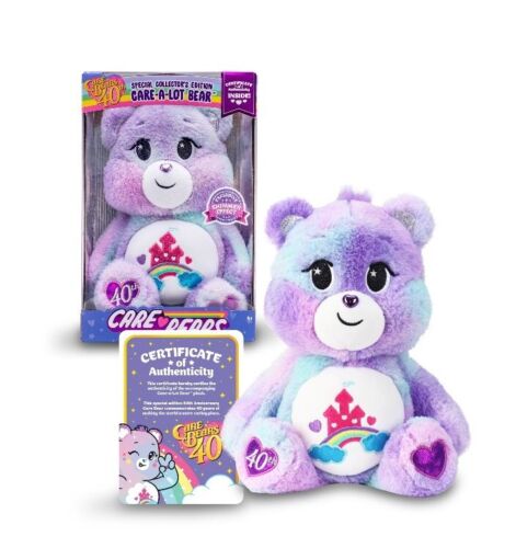 Care A Lot Bear 40th Anniversary Plush Special Collector's Edition SHIMMER NIB