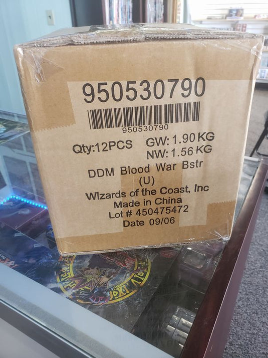 D&D Dungeons and Dragons Miniatures Blood War Booster case WOTC Sealed