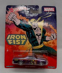 80 EL CAMINO Iron Fist - 2015 Hot Wheels Pop Culture MARVEL Real Riders