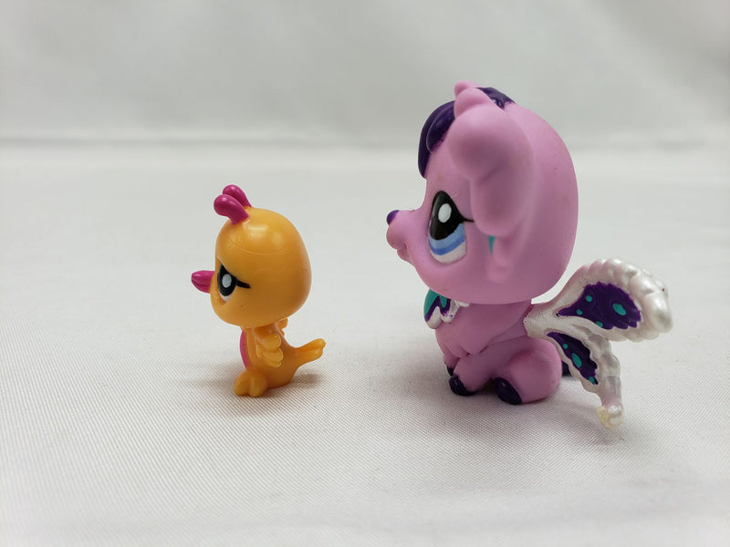 Load image into Gallery viewer, Littlest Pet Shop Fairies Shimmering Sky Pet Pairs # 2708 &amp; #2709
