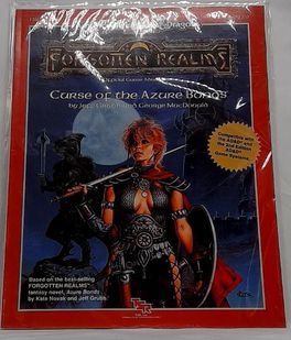 Curse of the Azure Bonds Forgotten Realms AD&D 2nd Edition TSR FRC2 9239 1989