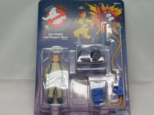 Sealed The Real Ghostbusters 2020 Ray Stantz and Wrapper Ghost Figure Kenner