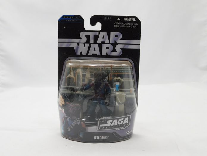 Load image into Gallery viewer, Hasbro Star Wars 3.75 inch Saga Collection HEM DAZON Cantina Figure Clear Cup
