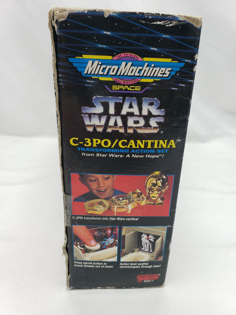 Load image into Gallery viewer, 1996 Star Wars Micro Machines Transforming Action Set OPEN BOX C3Po/ Cantina

