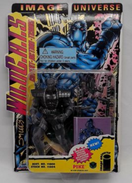 Load image into Gallery viewer, 1995 PLAYMATES WILDC.A.T.S PIKE IN ECM STEALTH SUIT 6&quot; ACTION FIGURE
