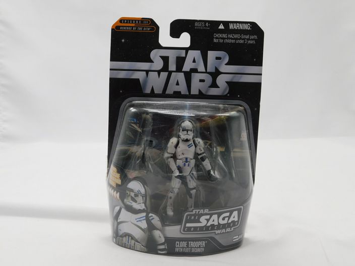 Load image into Gallery viewer, NEW STAR WARS SAGA COLLECTION #59 CLONE TROOPER FIFTH FLEET SECURITY FIGURE! E39
