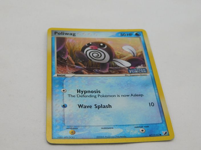 Load image into Gallery viewer, Poliwag - 67/115 - Common - Reverse Holo HP, English Language
