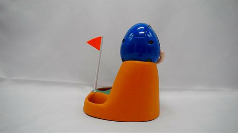 Load image into Gallery viewer, 2000 M&amp;M&#39;s Puttin&#39; Blue Golfer Candy Dispenser (Pre-Owned/No Box)
