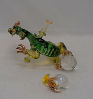 Load image into Gallery viewer, Glass Chinese Dragon Ornament
