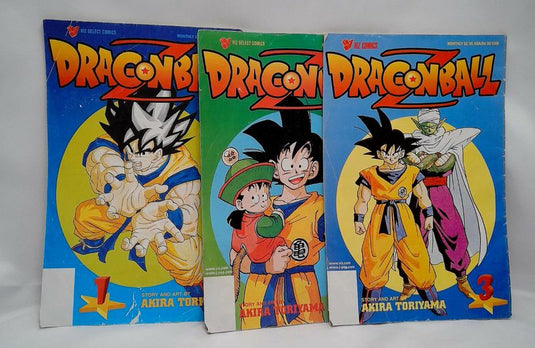 Dragon Ball Z First Print Vol. 1-3 1998