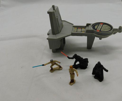 Vintage 1982 Star Wars Micro Collection Bespin Gantry Playset Complete w/Figures