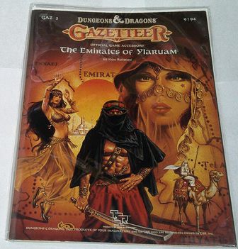 Gaz 2 Gazetteer The Emirates of Ylaruam D&D 9194 TSR 1987 - NEW