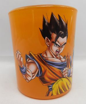 Load image into Gallery viewer, Dragon Ball Z Orange 6oz Jar with Characters (Pre-Owned)
