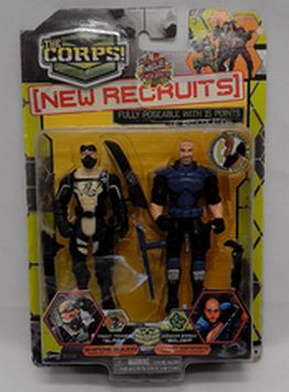 The Corps Dual Team Mission Lanard Toys Poseable Figures Slash and Bolder