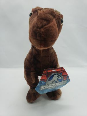 Load image into Gallery viewer, Jurassic World Red Brown T-Rex Dinosaur Plush Stuffed Animal Toy Factory
