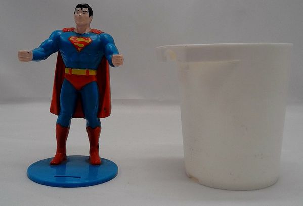 Load image into Gallery viewer, DC Comics 1988 Burger King cup holder figure superman
