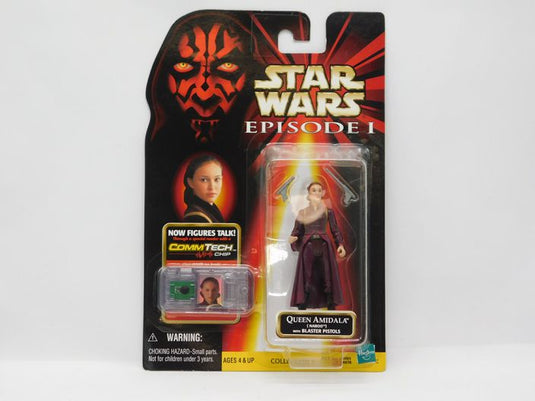 Star Wars Episode 1 Queen Amidala Naboo W/Blaster Pistols Action Figure Hasbro