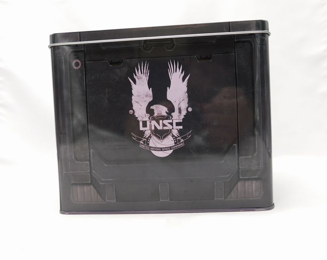 Load image into Gallery viewer, Halo 5 Ammo Tin Lunchbox Metal Box Loot Crate Exclusive UNSC
