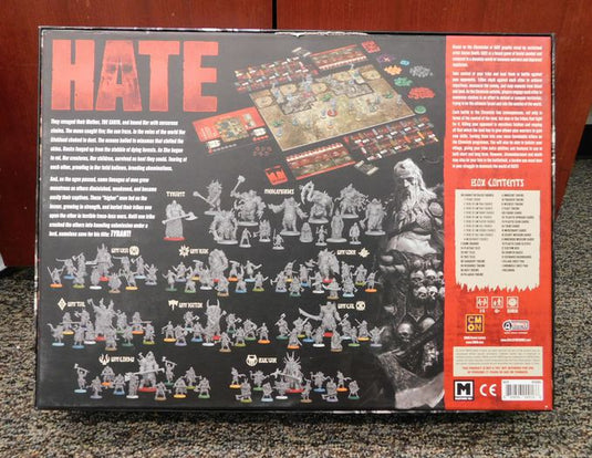 CMON: HATE Board Game (Kickstarter Exclusive Game) HTE001