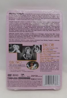 Load image into Gallery viewer, Shirley Temple Timeless Media 2-DVD Movie Set in Embossed Tin Case (New/Sealed)

