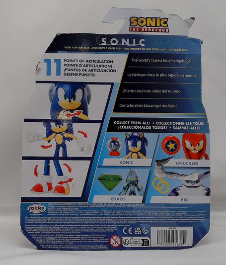 Sonic The Hedgehog Jakks Pasific 4 Inch Action Figure