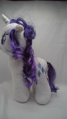 Load image into Gallery viewer, Build A Bear My Little Pony Rarity White Unicorn
