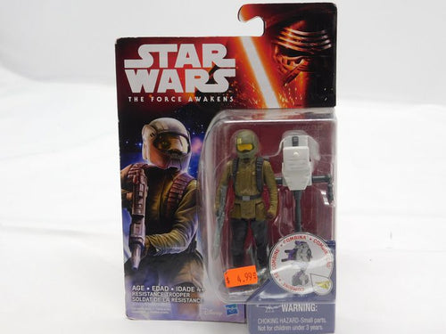 Star Wars The Force Awakens RESISTANCE TROOPER 3.75 Inch Figure Hasbro NEW B3451