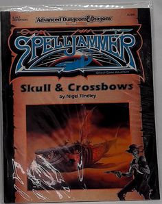 Spelljammer Skull & Crossbows Dungeons & Dragons 2nd Edition SJA2 TSR 9286 1990