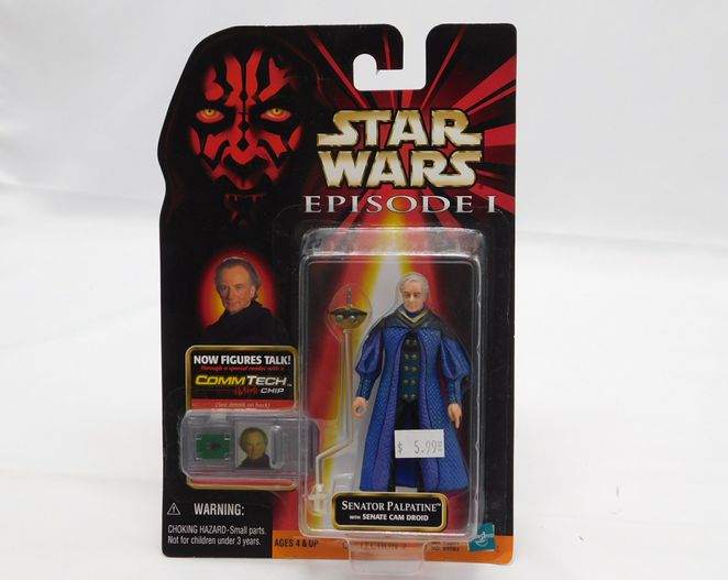 Load image into Gallery viewer, Hasbro Senator Palpatine With Senate Cam Droid Action Figure
