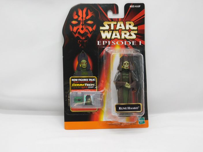 Load image into Gallery viewer, Star Wars - Episode I: RUNE HAAKO Action Figure Comm Tech Hasbro 1999
