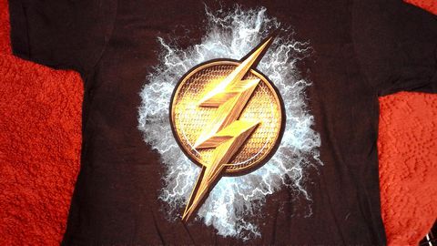 Load image into Gallery viewer, The Flash Logo DC Justice League Shirt Size M Color Black
